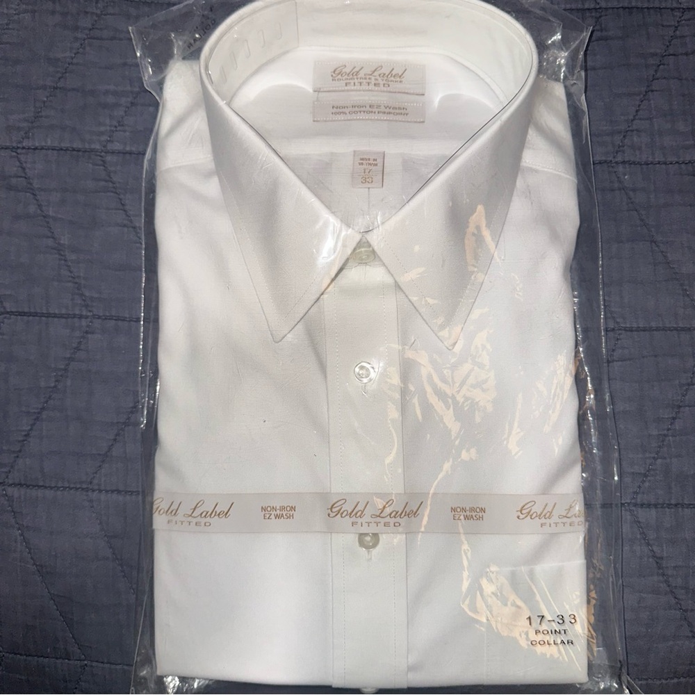 Roundtree & Yorke White Dress Shirt